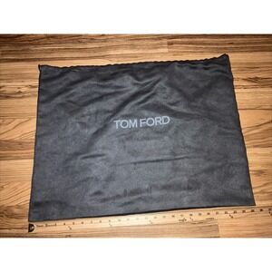 Tom Ford Dust Bag Gray Faux suede Drawstring  Excellent Condition